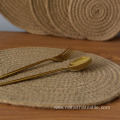 anti-slip Jute flax wholesale coffe mat